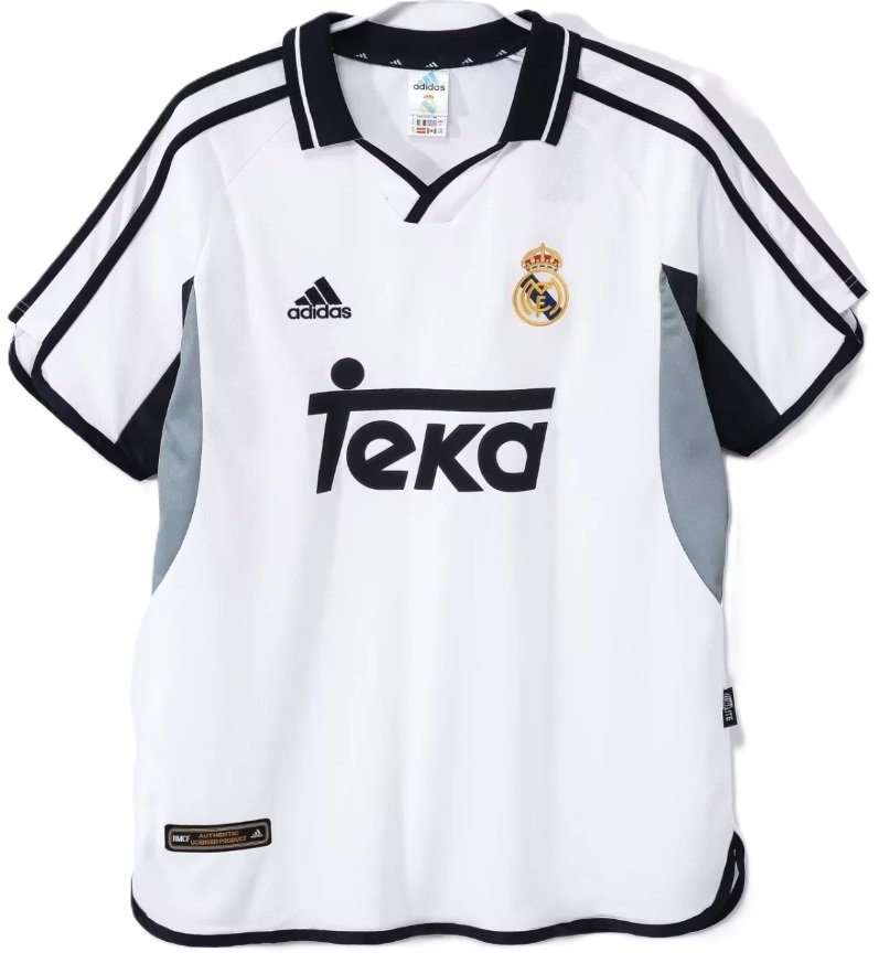 Camisa I Real Madrid 2000 2001 Adidas retro